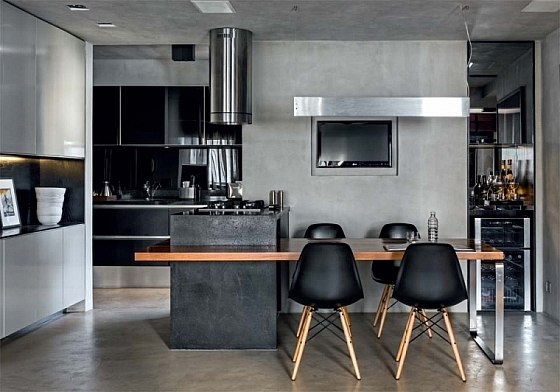Betonlook verf als wandafwerking = 100% industrieel wonen ...