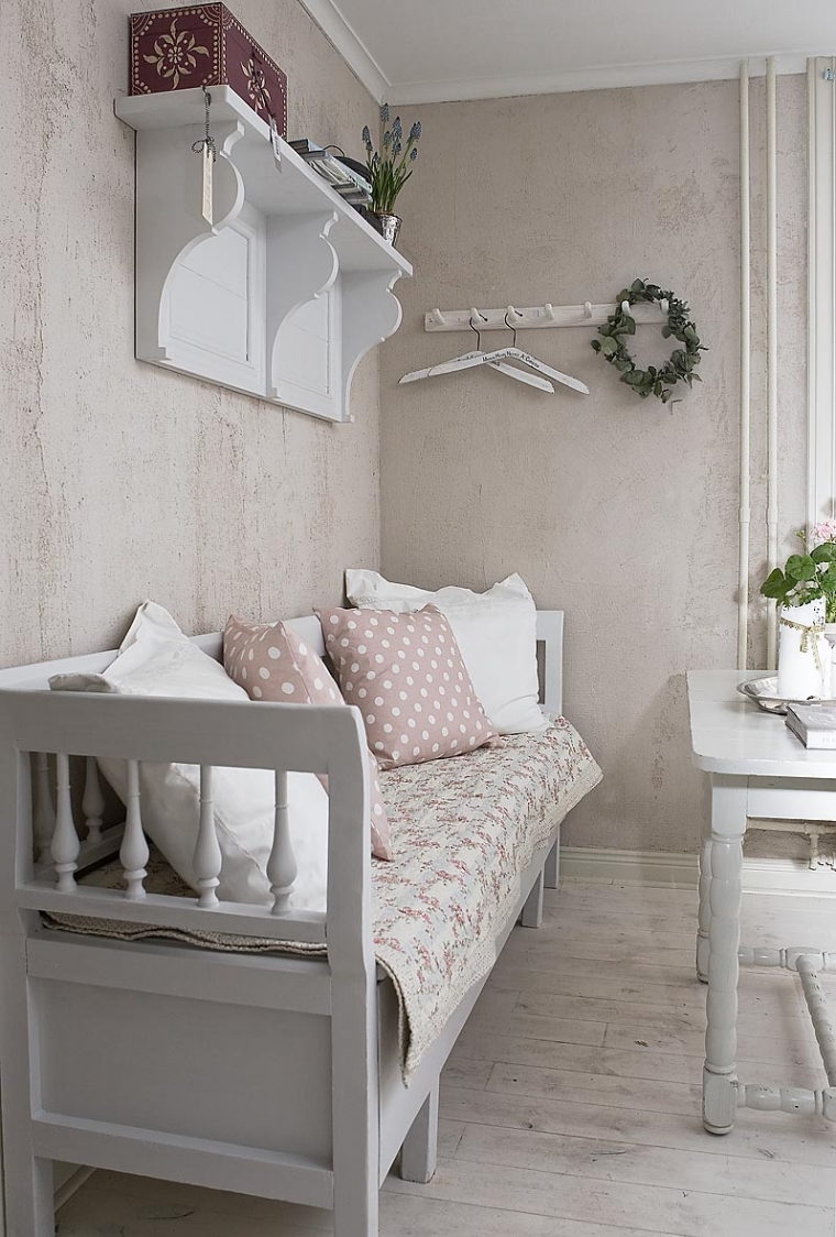 Sfeervolle brocante eetbank « interieur wensen