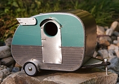 Caravan vogelhuisje