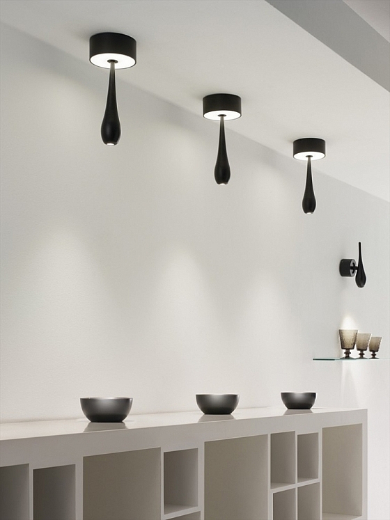 Design plafonniere druppelvorm