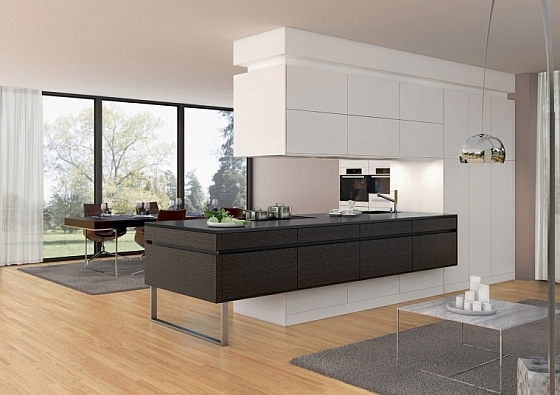 Keuken » keuken afscheiding inspirerende fotos en ideeën van ... Overgang keuken woonkamer