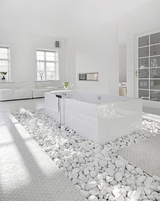 Luxe witte badkamer