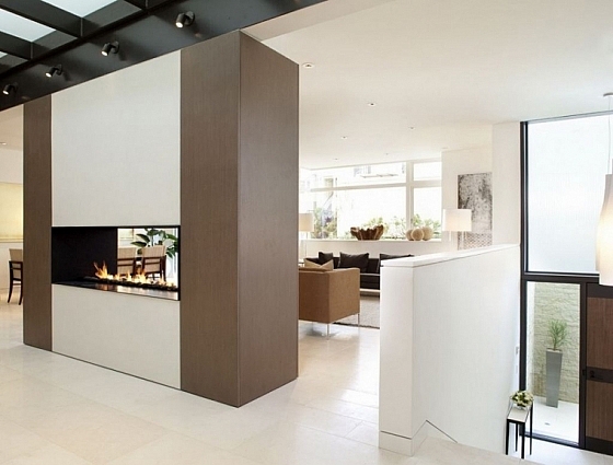 Moderne openhaard